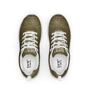 Sneackers Zapatillas Exclusivas con Aspecto de Piel de Cocodrilo