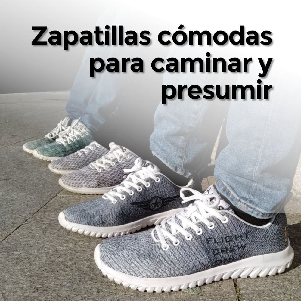 zapatillas para caminar y presumir