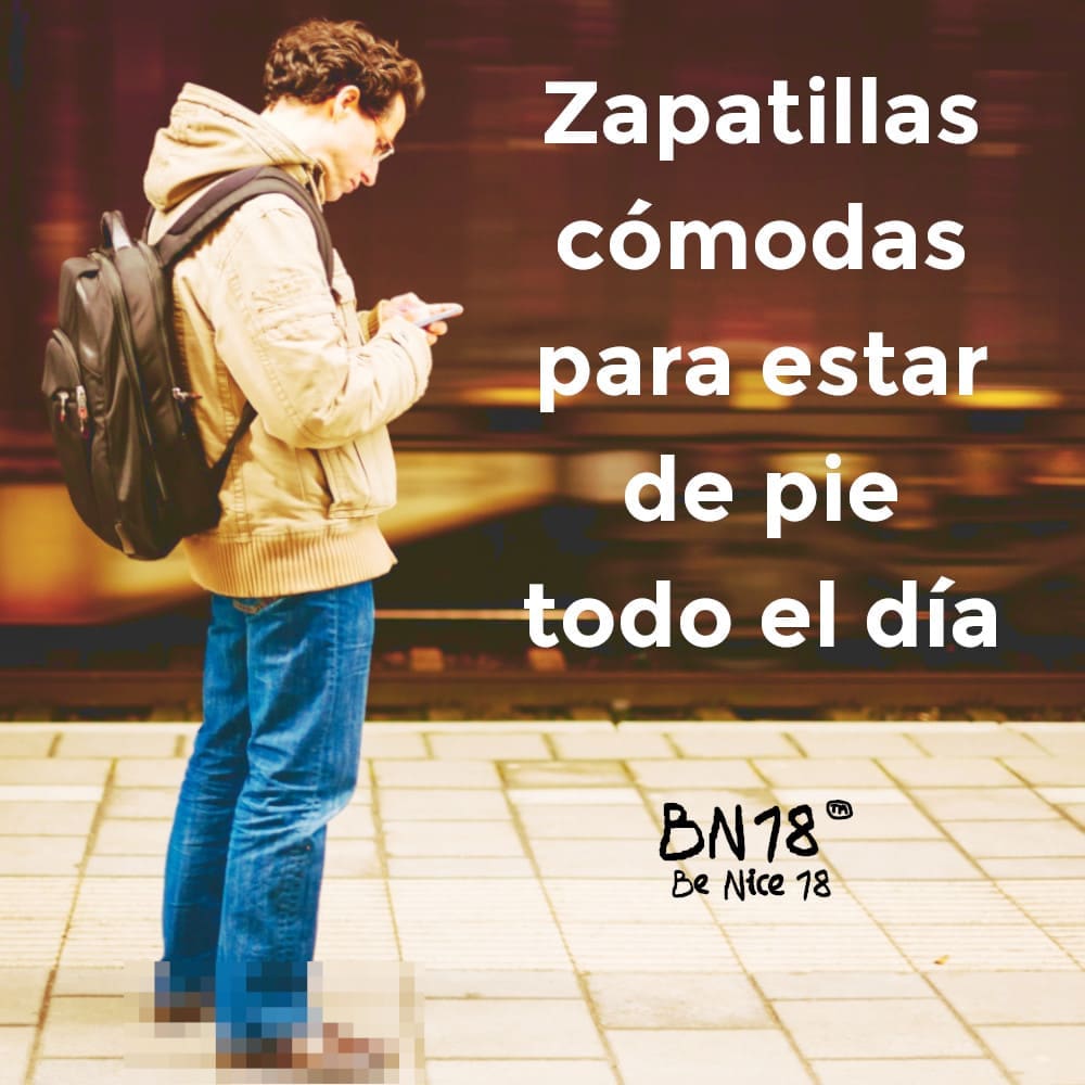 Zapatillas cómodas para estar de pie todo el día